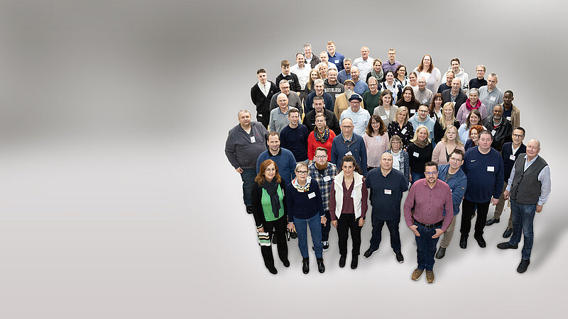 Group photo of employees Pütz Group December 2025